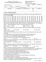 Đáp án & đề ktra HK1 Lý 11 (mã đề 121) (new)