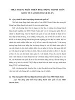 THỰC TRẠNG PHÁT TRIỂN HOẠT ĐỘNG THANH TOÁN QUỐC TẾ TẠI MSB THANH XUÂN