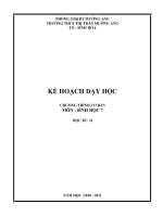 Tài liệu kehoach day hoc sinh 7