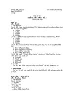 Tiết 17-18. Kiểm tra Hk I