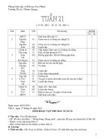 Tài liệu GIAO AN LOP 2. TUAN 221