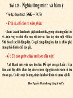 Bài giảng Tiết 123 Nghĩa tường minh & hàm ý