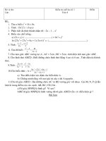 BỘ ĐỀ THI HKI - TOÁN 8