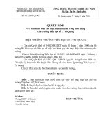 Tài liệu Quy chế nhà trường