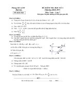 Bài giảng Đề thi HKI-DA.To 7. 10-11