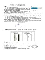 BT ôn tập HKI Lý 9