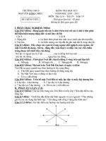 Bài giảng đề kiểm tra học kì I - địa 6 -2010