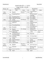 Bài soạn giáo án lớp ghép 2+3 tuần 20 năm học 2010-2011