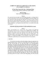 Nghiên cứu chế tạo và khảo sát các đặc trưng của cảm biến vi cơ đo lực