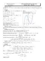 LỜI GIẢI ĐỀ THI TOÁN 2011 - ĐỀ SỐ 2
