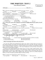 BAI KIEM TRA SO 2- LOP 11