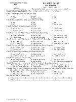 Bài giảng kiểm tra toán 7