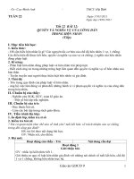 Bài soạn GDCD 9-Tuần 22