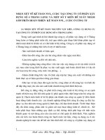 NHẬN XÉT VỀ KẾ TOÁN NVL, CCDC TẠI CÔNG TY CỔ PHẦN XÂY DỰNG SỐ 4 THĂNG LONG VÀ MỘT SỐ Ý KIẾN ĐỀ XUẤT NHẰM GÓP PHẦN HOÀN THIỆN  KẾ TOÁN NVL , CCDC Ở CÔNG TY