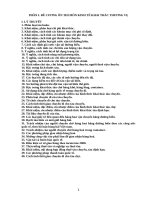 ĐỀ CƯƠNG ÔN THI MÔN KINH TẾ KHAI THÁC THƯƠNG VỤ