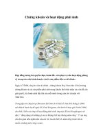 Chứng khoán và hoạt động phái sinh