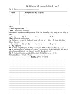 Gián án đề kt 1 tiết DS Chuong II