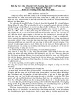 Gián án câu chuyện tình huống đạo đức và pháp luật