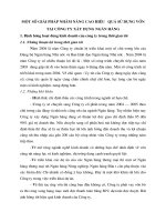 Một số giải pháp nhằm nâng cao hiệu   quả sử dụng vốn tại Công ty xây dựng Ngân hàng