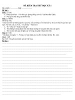 đề thi lớp 8 - tham khảo