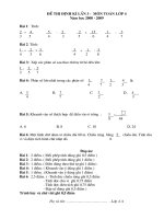 Gián án BO DE THI DK  TOAN LAN 3