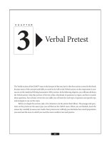 The GMAT Verbal Section - Verbal Pretest