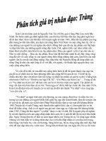 Tài liệu Phân tích hình tượng và giá trị nhân đạo của Tràng_Vợ nhặt