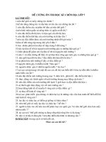 Bài soạn Đề cương ôn tập Địa lý cực hay