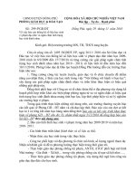 số 299/PGD.ĐT NGÀY 29/11/2010 V/V B.C thống kế số liệu HS vi phạm đạo đức và ngăn chặn tình trạng HS đánh nhau