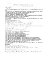 đề cương học kì 1  toán 7