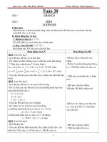 Bài soạn LOP 5 -TUAN 20 - CKT-KNS