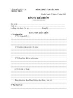 mau ban kiem diem dang vien