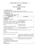 Bài giảng Giáo án lớp 4 - tuần 16