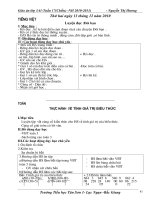 Giao an lop 3(chieu)-Tuan 17