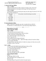 Đáp án & đề ktra HK1 Sử 12 (new)