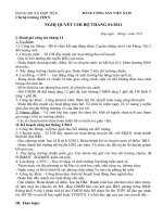 Bài giảng Du thao NQ thang 1/2011