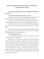 NHỮNG GIẢI PHÁP NHẰM PHÁT TRIỂN CÁC KHU CÔNG NGHIỆP TỈNH BẮC NINH