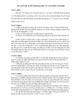 Bài soạn TSĐH De 2