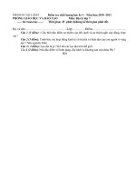 Bài giảng đề thi học kì I lớp 7