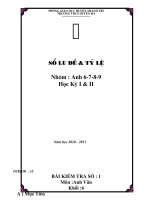 sổ lưu đề anh văn