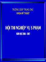 Tài liệu Hoi thi nghiep vu su pham