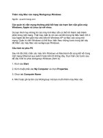 Thêm máy Mac vào mạng Workgroup Windows