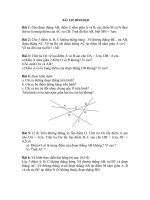 Gián án Bài tâp Hình học 6