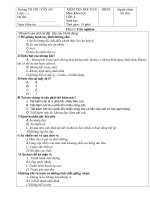 Đap an & de thi  ky I khoa lop 4