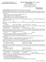 Bài giảng Đe thi thu ĐH Lương Đắc Bằng