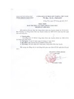 THƯ MỜI Dự Hội nghị Ban chấp hành Công đoàn GD nhiệm kỳ 2005 - 2010