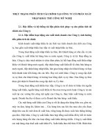 THỰC TRẠNG PHÂN TÍCH TÀI CHÍNH TẠI CÔNG TY CỔ PHẦN XUẤT NHẬP KHẨU THỦ CÔNG MỸ NGHỆ