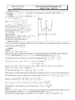 LỜI GIẢI ĐỀ THI TOÁN 2011 - ĐỀ SỐ 3