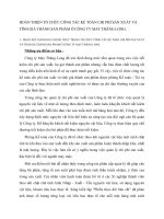 HOÀN THIỆN TỔ CHỨC CÔNG TÁC KẾ TOÁN CHI PHÍ SẢN XUẤT VÀ TÍNH GIÁ THÀNH SẢN PHẨM Ở CÔNG TY MAY THĂNG LONG