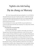 Thảo luận quản trị tài chính trung cư Mercury